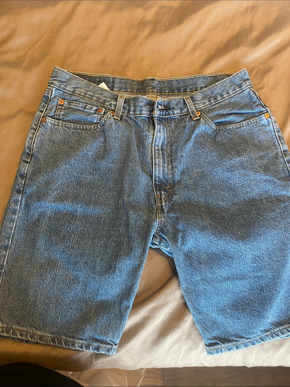 Classic Levi Men's Blue Denim Shorts